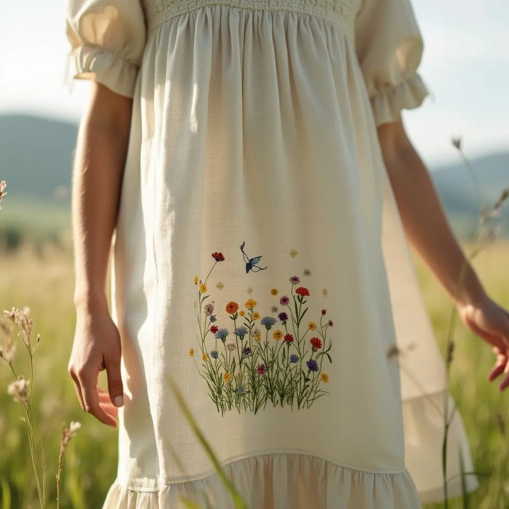 Sommerkleid aus Bio-Leinen