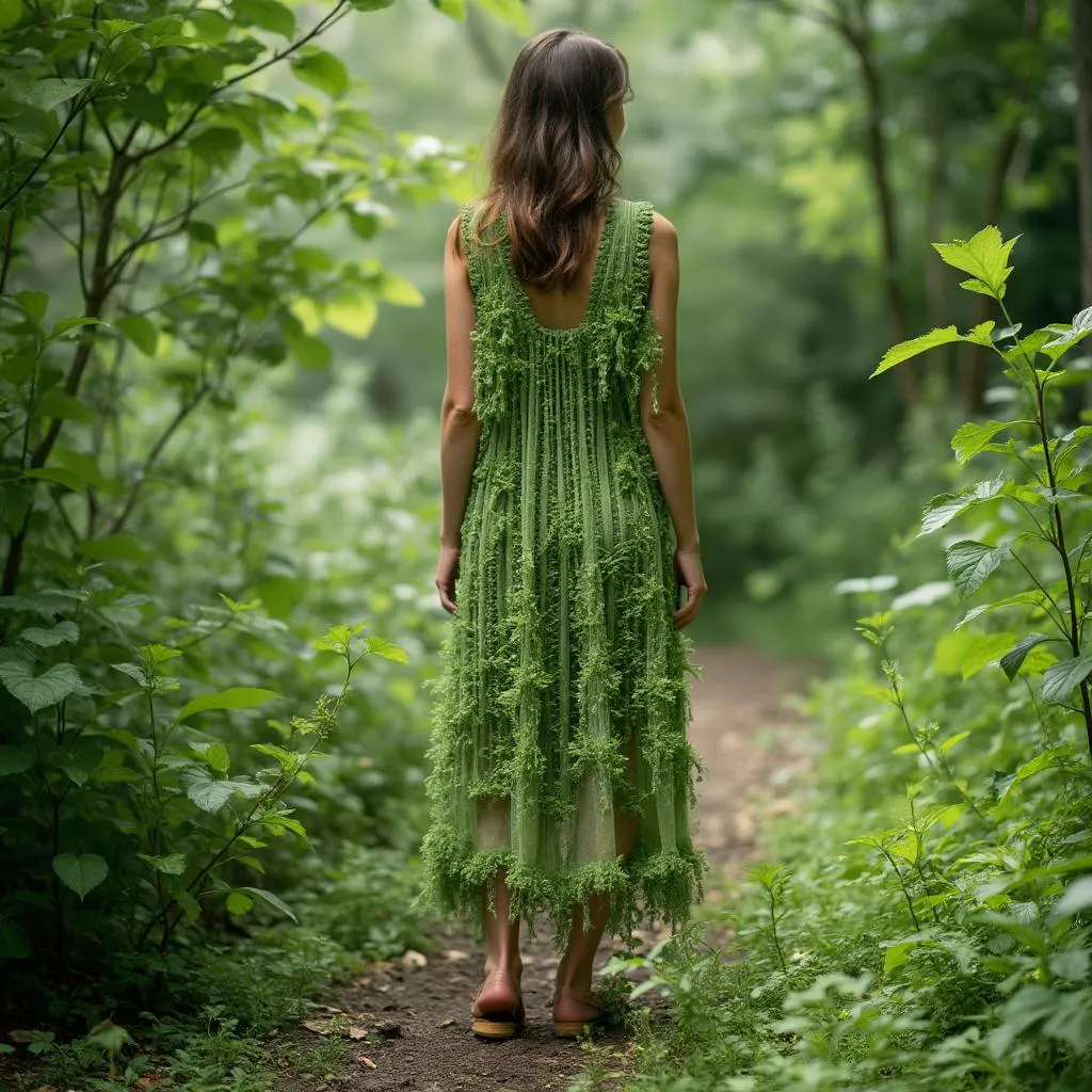 Nachhaltiges Designerkleid